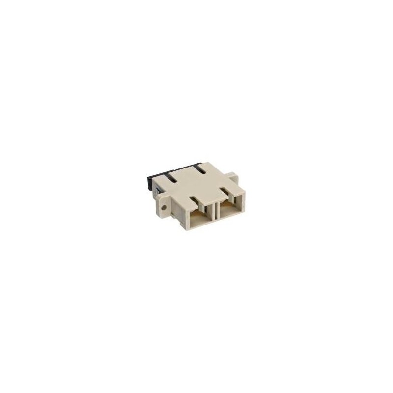 Accoppiatore per fibra ottica - duplex SC-SC - multimodale - beige - 