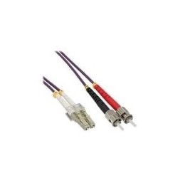 Cavo duplex in fibra ottica - LC-ST - 50-125 - OM4 - 7,5 m