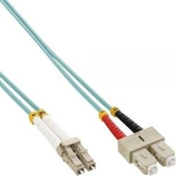 Cavo duplex in fibra ottica - LC-SC - 50-125 - OM3 - 0,5 m