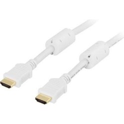 Deltaco HDMI-1050A cavo HDMI 5 m HDMI tipo A [Standard] Bianco (DELTA