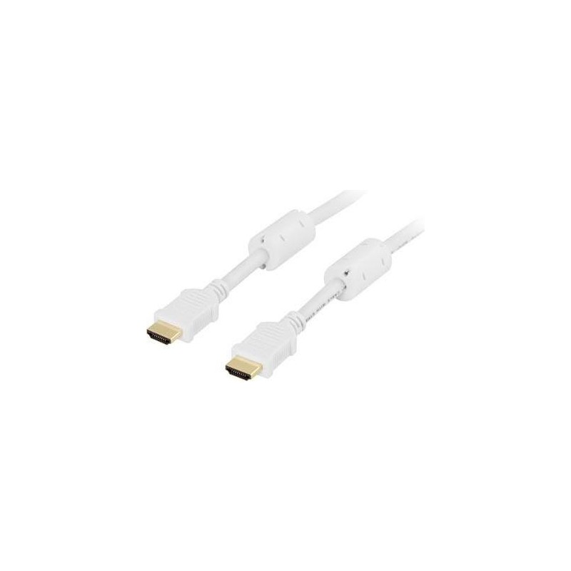 Deltaco HDMI-1050A cavo HDMI 5 m HDMI tipo A [Standard] Bianco (DELTA