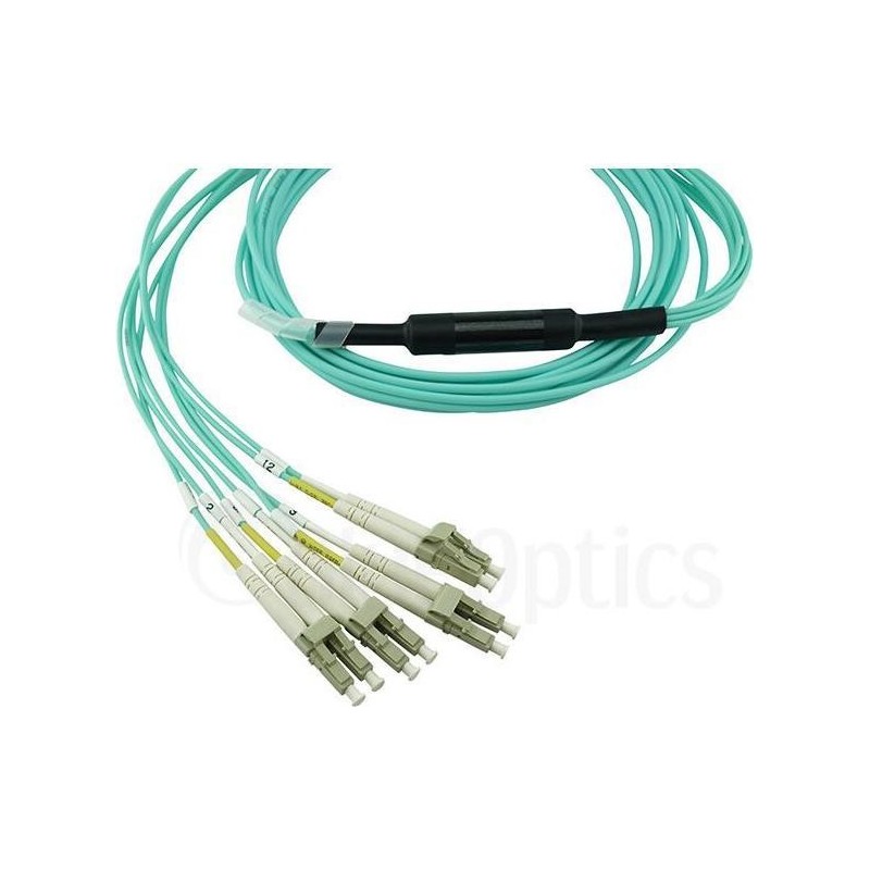 Cavo patch multimodale OM3 compatibile Reti F5-UPG-QSFP+-2M-2 MTP-4xL