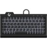 KEYSONIC Tastiera Super-Mini QWERTZ, ABS, adattatore USB/PS/2, nera