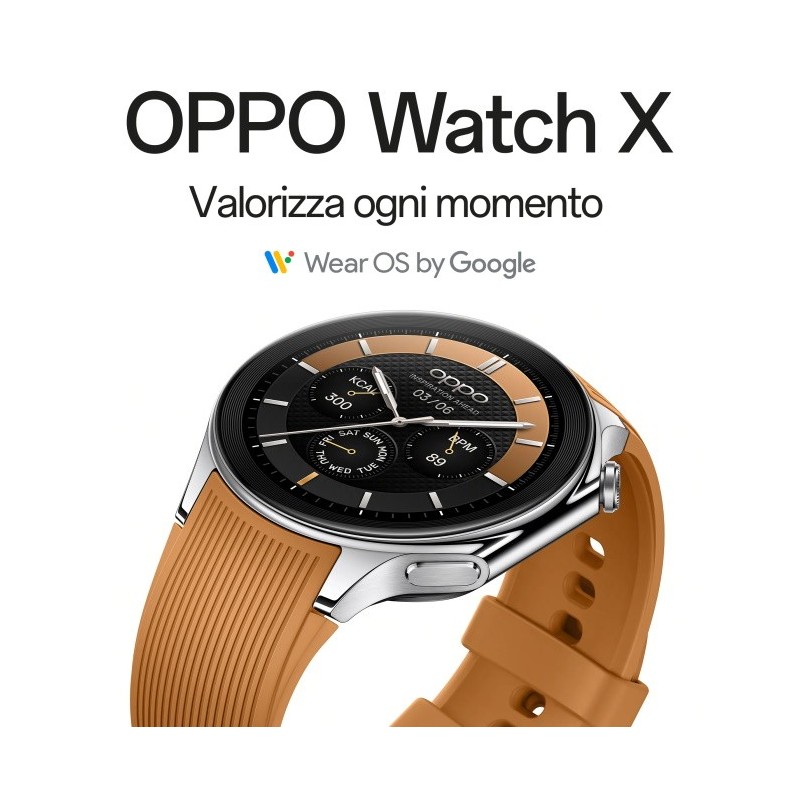 OPPO Watch X, Display AMOLED da 1.43&rsquo;&rsquo;, Bluetooth 5.0 BLE, GPS, N