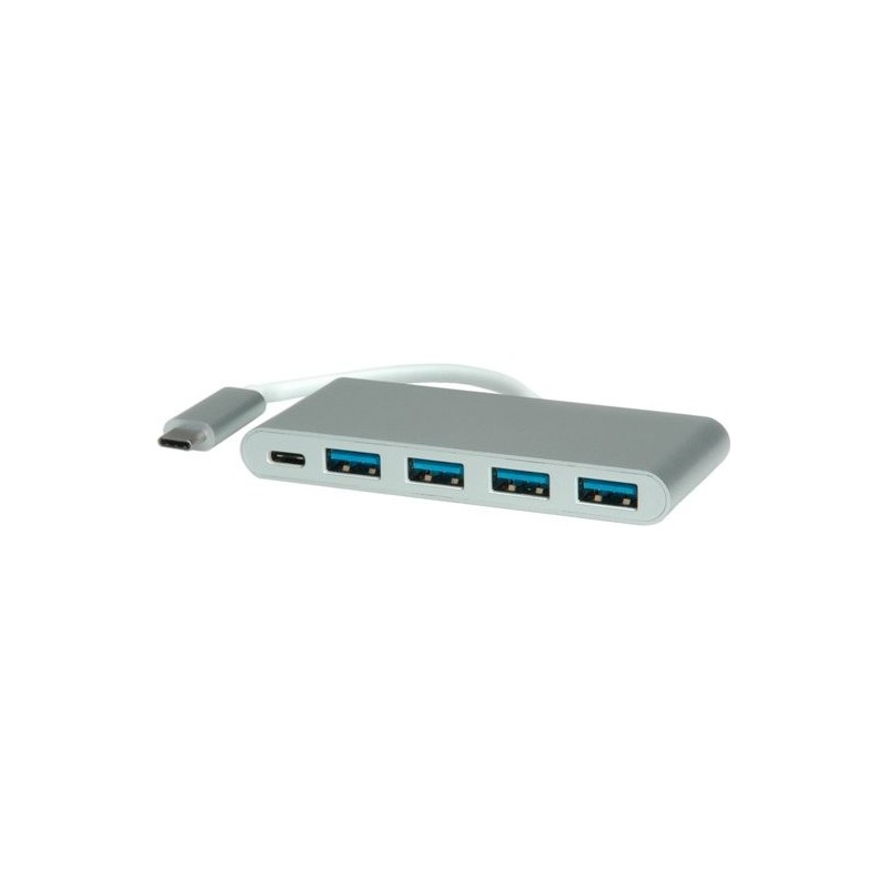 14.02.5045 Hub interfaccia USB 3.0 3.1 Gen 1 Type-C 5000 Mbit Argento