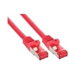 Cavo patch - S-FTP PiMf - Cat.6 - 250 MHz - PVC - rame - rosso - 10 m