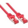 Cavo patch - S-FTP PiMf - Cat.6 - 250 MHz - PVC - rame - rosso - 10 m