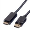 Cavo DisplayPort ROLINE, DP - UHDTV, M/M, nero, 2m