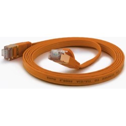 Wantec Cavo patch piatto FTP CAT6A - 3 m - Cat6a - F/UTP (FTP) - RJ-4