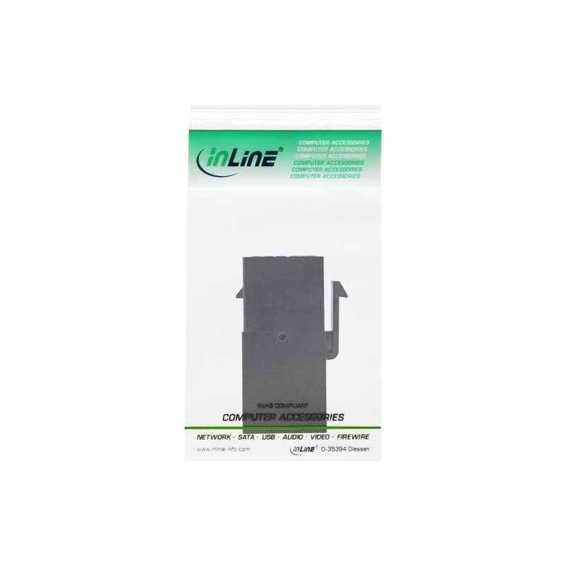 Inserto snap-in USB 3.1 Keystone - presa USB-A - presa - nero