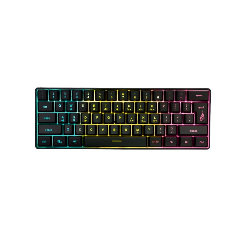 SUREFIRE KINGPIN X1 60% RGB KEYBOARD US - Versione UK