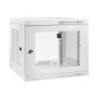 Tripp Lite Wallmount Rack Enclosure Cabinet 9U Switch Depth Deep Whit