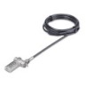 UNIVERSAL LAPTOP CABLE LOCK - 2M SERIALIZED SECURITY CABLE