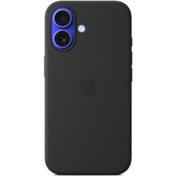 iPhone 16 Silicone Case with MagSafe - Black