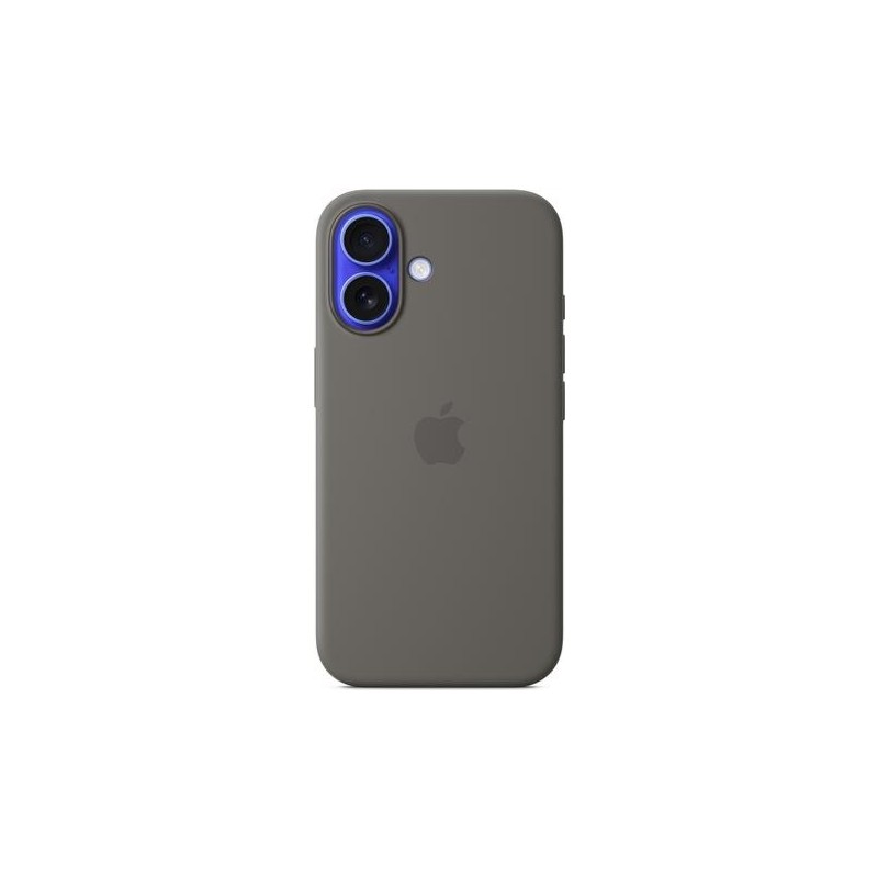 iPhone 16 Silicone Case with MagSafe - Stone Gray