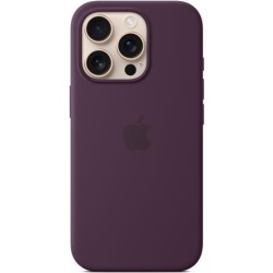 iPhone 16 Pro Silicone Case with MagSafe - Plum