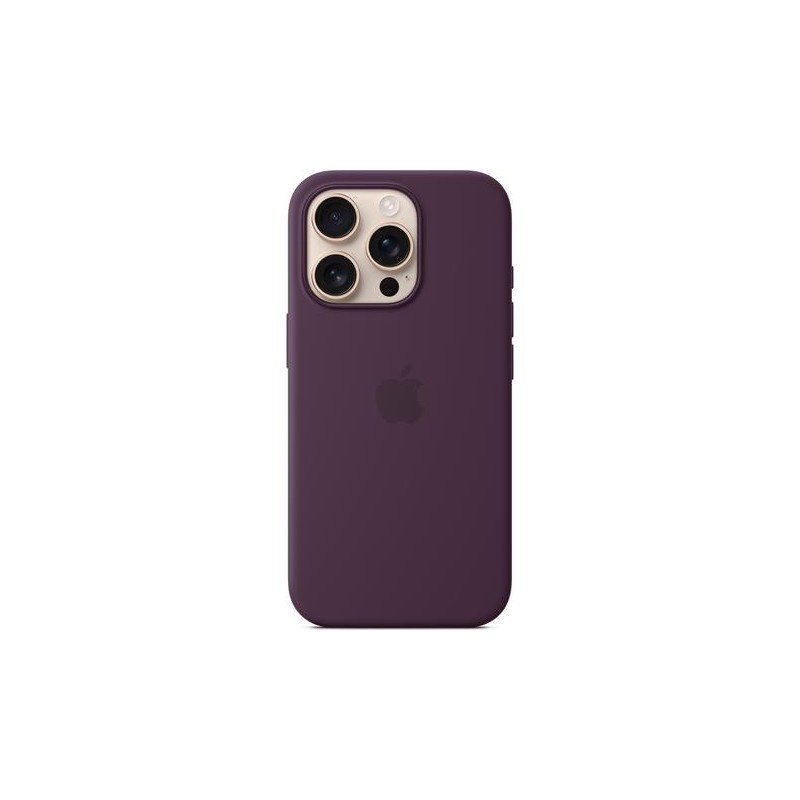 iPhone 16 Pro Silicone Case with MagSafe - Plum