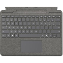 MS Surface TypeCover Pro platino con pulsante Copilot