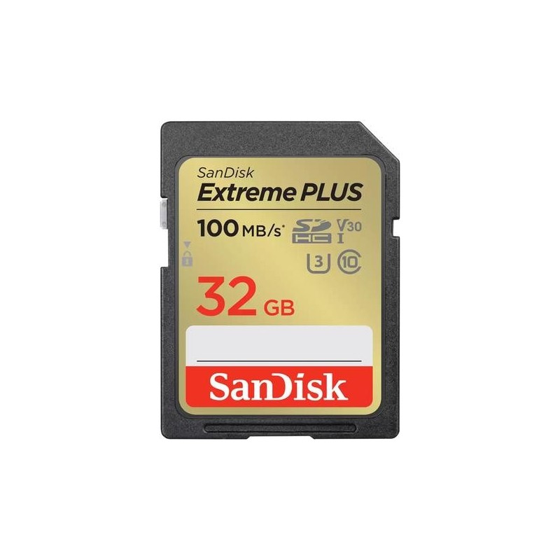 Extreme PLUS 32GB SDHC 100MB/s UHS-I 2pk