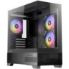 Antec CX500M RGB Gaming Case w/ Glass Side &amp; Front, Micro ATX, 3x RGB