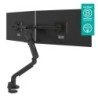 Dataflex Viewgo Pro HD monitor arm - Dual - Black - for 2 monitors up