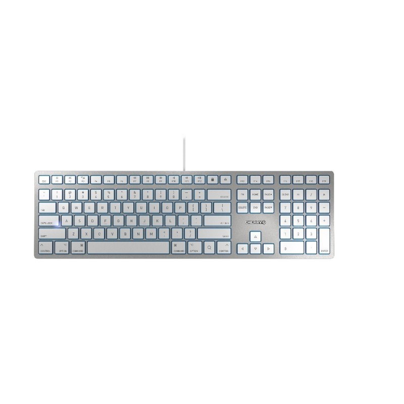 CHERRY KC 6000 SLIM FOR MAC Tastatur Saks Kabling Pan Nordic