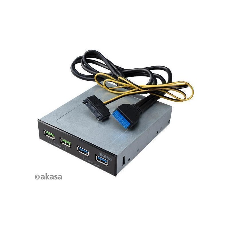 AKASA USB hub 2 x Quick Charge 3.0 + 2 x USB 3.1