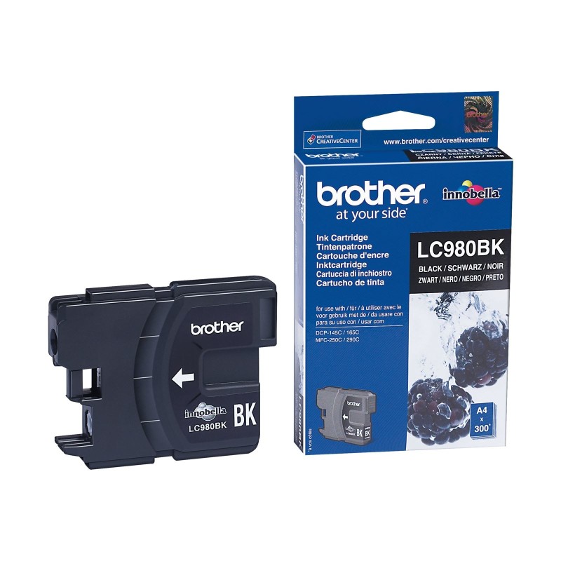 Brother LC-980BKBPDR cartuccia d&#039;inchiostro 5 pz Originale Nero (Brot