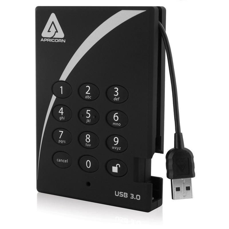 HDD 500GB Apricorn Padlock