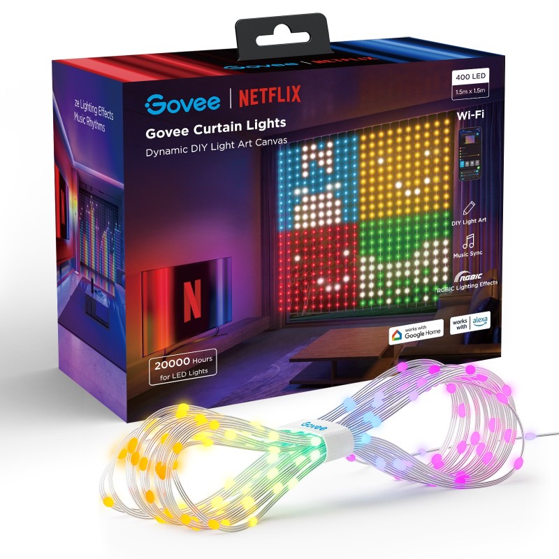 Govee H70BC Curtain Light Netflix Co-branding Version | Tenda LED | W