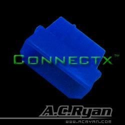 AC Ryan 4-Pol Molex Male UV Blue