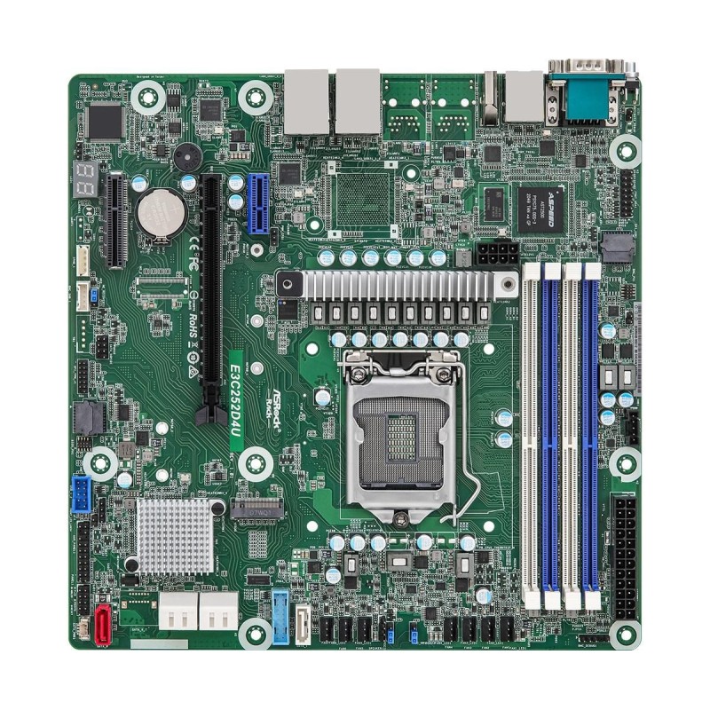 Asrock E3C252D4U scheda madre Intel C252 LGA 1200 [Socket H5] micro A