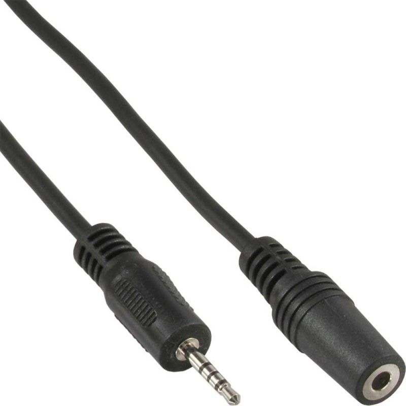 Cavo adattatore jack spina 4 poli 2,5mm - presa GT 4 poli 3,5mm - 3m