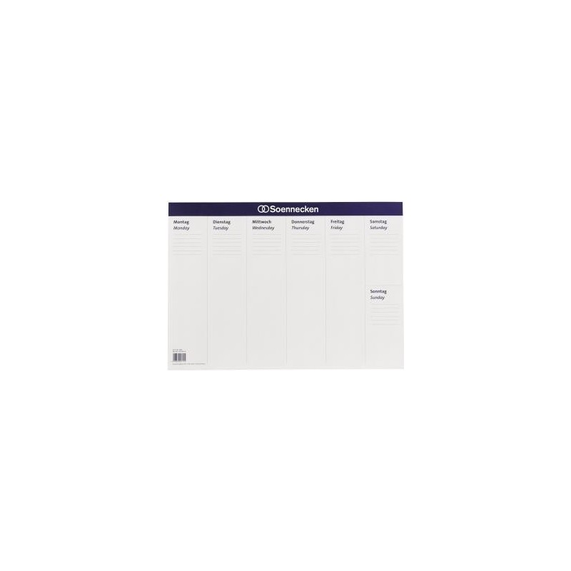 Blocco note Soennecken 3666 58,9x41,9 cm carta 20 fogli bianco (3666)