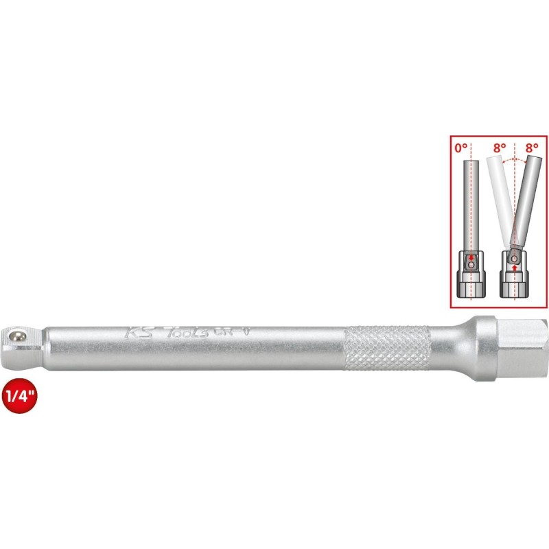 KS TOOLS Prolunga inclinabile XXL 1/4&quot;, 350 mm (911.1548)