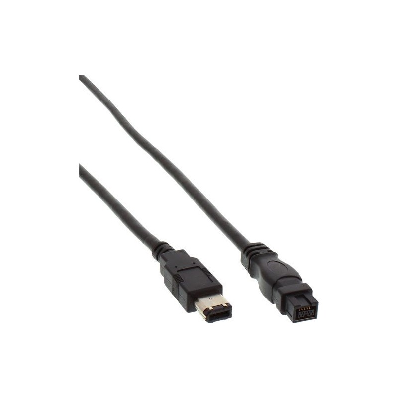 Cavo InLine FireWire, 6 pin/9 pin acciaio/acciaio - 5 m (36905)