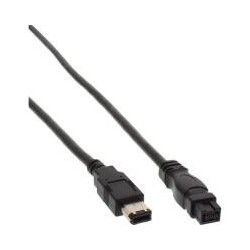 Cavo InLine FireWire, 6 pin/9 pin maschio/femmina - 3 m (36903)