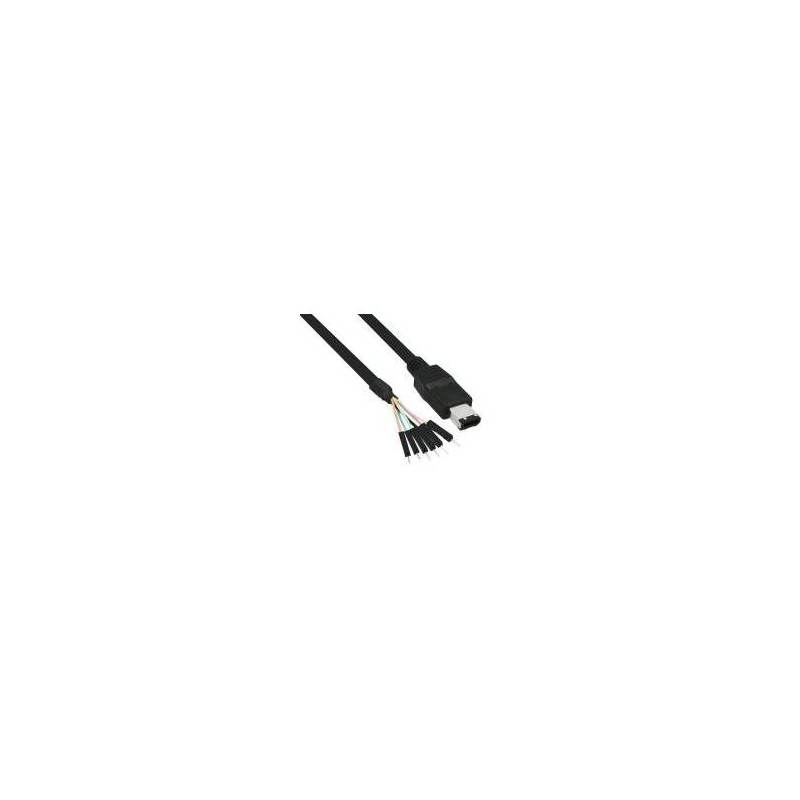 Cavo adattatore InLine FireWire a 6 pin/pz. -PF6/Bu. 0,4 m nero (3444