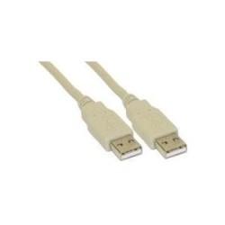 Cavo USB 2.0 - da A ad A - beige - 2 m