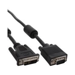 Cavo di collegamento InLine DVI-A con connettore HD a 15 pin VGA - 2 