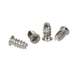 Viti ventola InLine&reg;, 5,0x10,0 mm, argento, 50 pezzi (33371C)