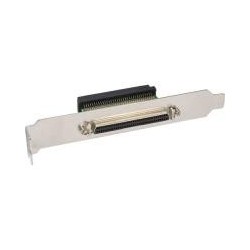 Staffa slot InLine&reg; SCSI III U320, mini Sub D Bu/Bu a 68 pin, intern