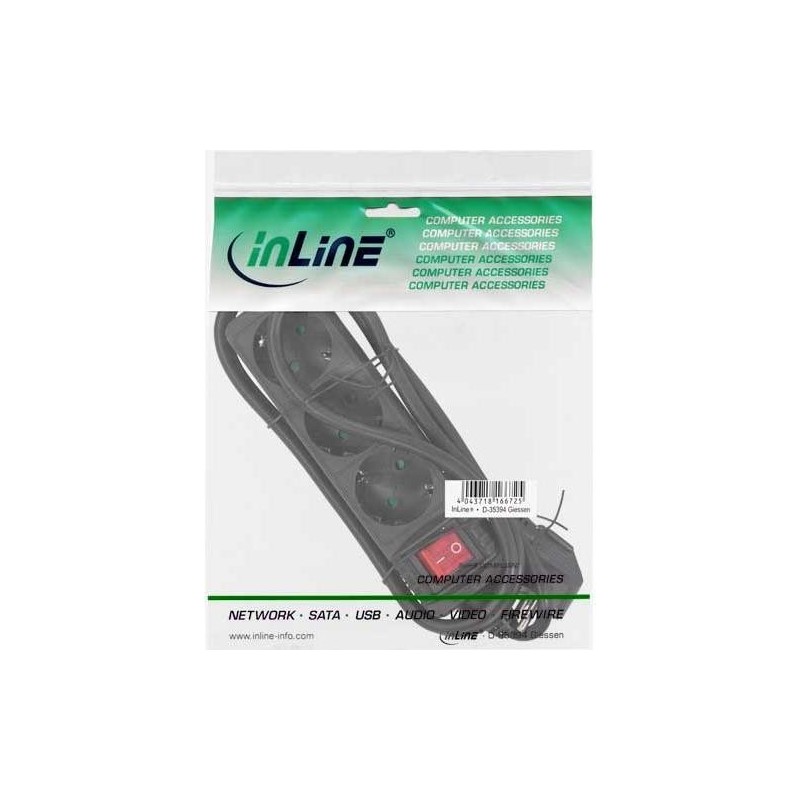 INLINE - Prolunga - Connessioni in uscita: 3 - 5 m - Nero