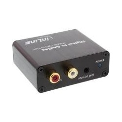 Convertitore DA audio: ingresso Toslink RCA su uscita stereo RCA - USB