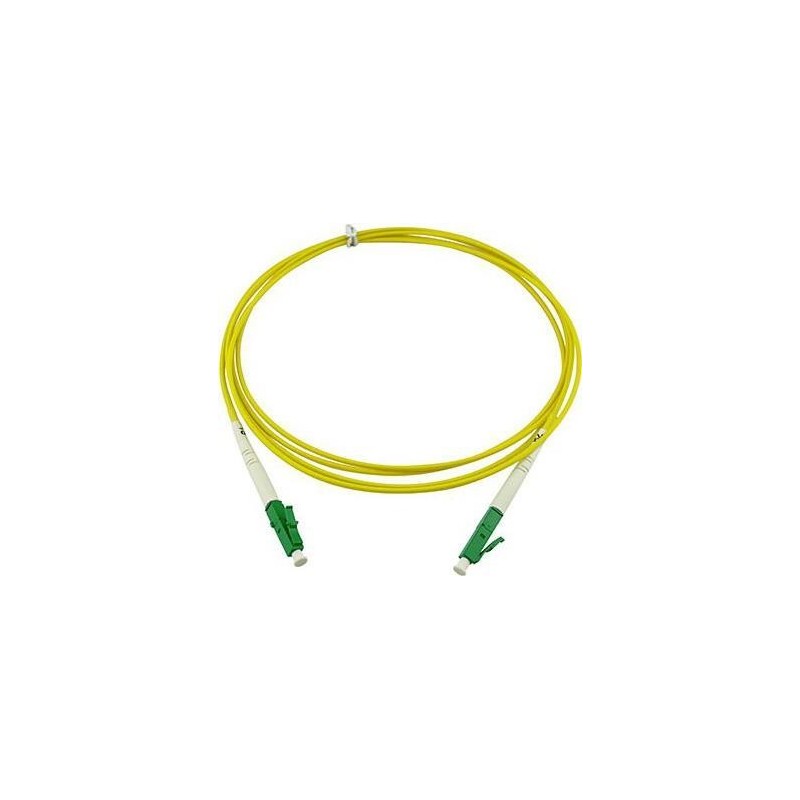 Cavo patch fibra ottica simplex LC-APC-LC-APC monomodale 30 metri