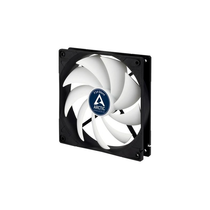 ARCTIC F14 Silent Case per computer Ventilatore 14 cm Nero, Bianco