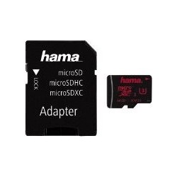 Hama microSDXC 64GB UHS Classe 3 (Hama 64GB MicroSDXC Card with SD Ad