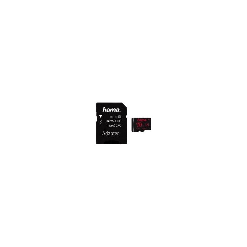 Hama microSDXC 64GB UHS Classe 3 (Hama 64GB MicroSDXC Card with SD Ad