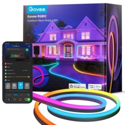 Govee H61A8 Outdoor Neon Strip Lights 10m | Striscia LED | Wi-Fi, Blu