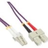 Cavo duplex in fibra ottica - LC-SC - 50-125 - OM4 - 2 m